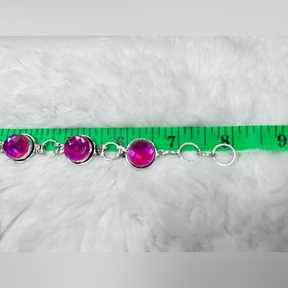 Pink 🔥 Fire Topaz 925 Large Crab Pendant & Bracelet - Picture 8 of 9